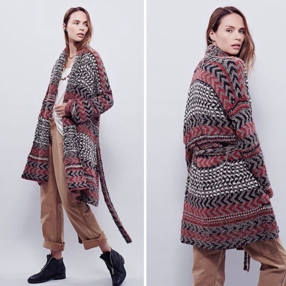 Free People Jackets & Blazers - NWT free people Iona patterned cardigan
